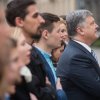 Церемонія підняття прапора Європейського Союзу за участі Президента України та представників молоді, які брали участь у Революції Гідності