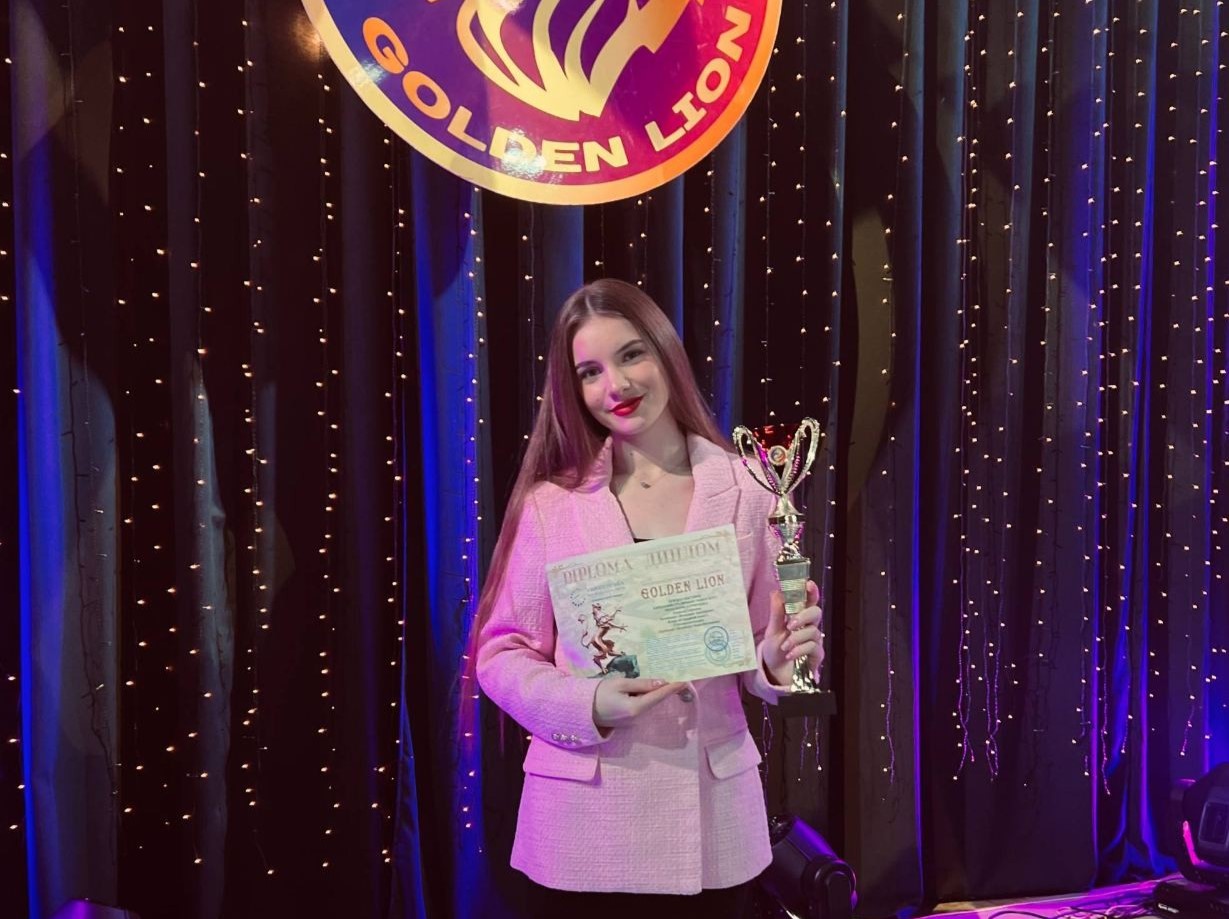 Вітаємо студентку ІІ курсу ОП «Суспільні комунікаціїї» Вікторію Кордун із здобуттям&nbsp;Гран-Прі престижного Міжнародного фестивалю-конкурсу мистецтв «Golden Lion» (м. Львів)