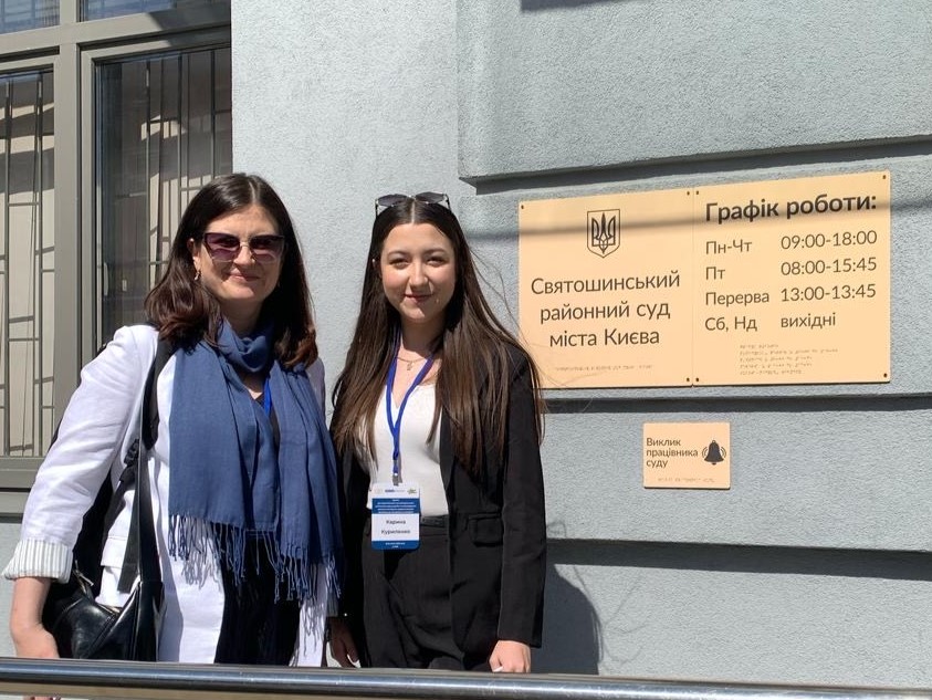 Студентка 3 курсу спеціальності «Міжнародне право» Карина Куриленко взяла участь у триденному тренінгу «Моніторинг судових процесів»