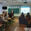 Профорієнтаційна зустріч доцента кафедри міжнародних відносин к.і.н. Г.М. Мельник із студентами Економіко-правового ліцею м. Києва