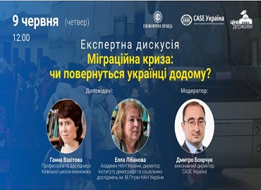 Участь у вебінарі «Міграційна криза: чи повернуться українці додому?»
доцента кафедри міжнародних відносин та міжнародного права
Бессонової&nbsp;М.М.